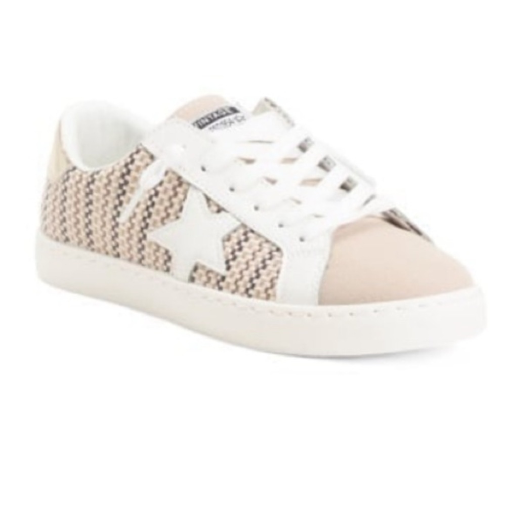 VINTAGE HAVANA Carla Tweed Low Top Sneakers Size 8.5